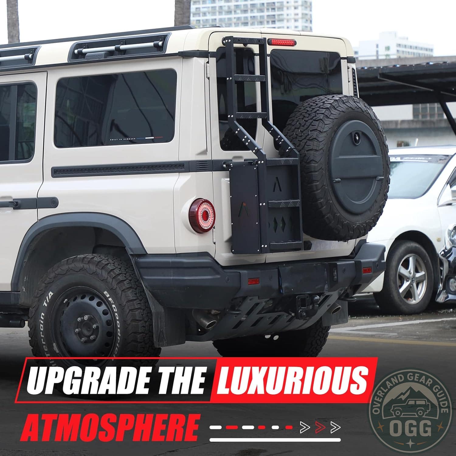 INEOS Grenadier 2-in-1 Tailgate Ladder & Fuel Rack 2020-2024 Overland Gear Guide