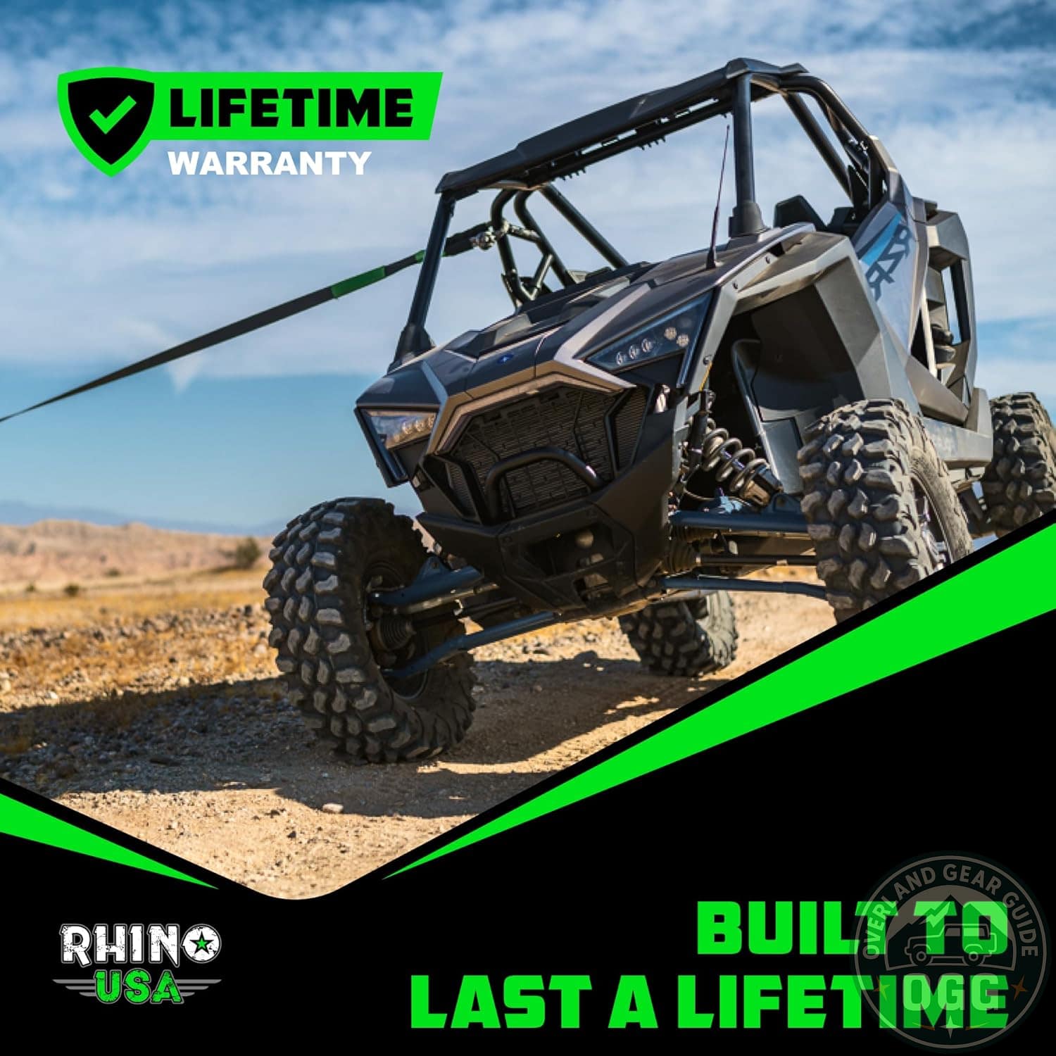 Rhino USA Synthetic Soft Shackle Rope (2-Pack) – 3/8 Inch x 22 Inch (31,400lb Min Break Strength) Overland Gear Guide