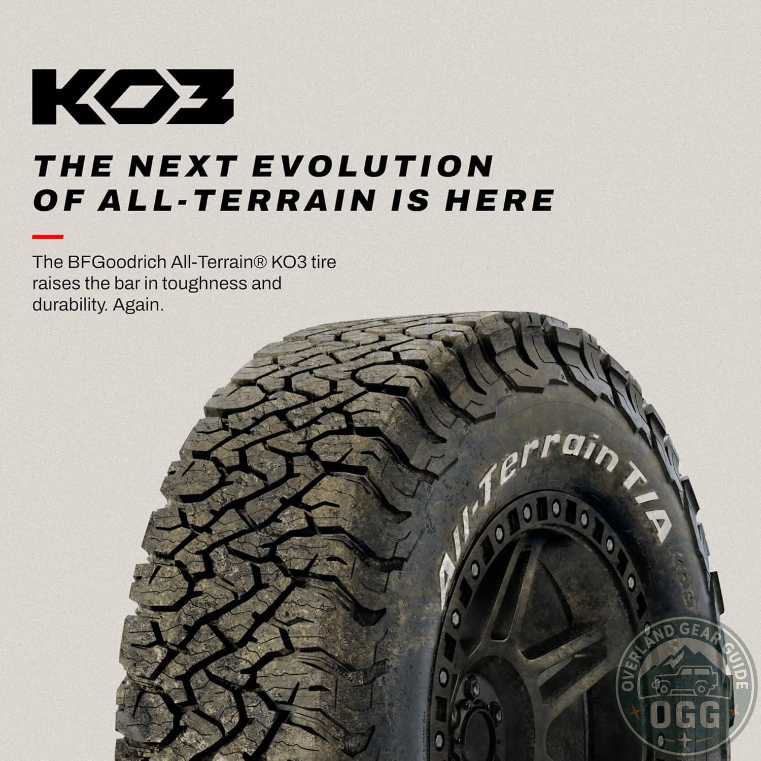 BFGoodrich KO3 All-Terrain Tire | LT285/70R17 Overland Gear Guide BFGoodrich KO3 All-Terrain Tire | LT285/70R17 Overland Gear Guide