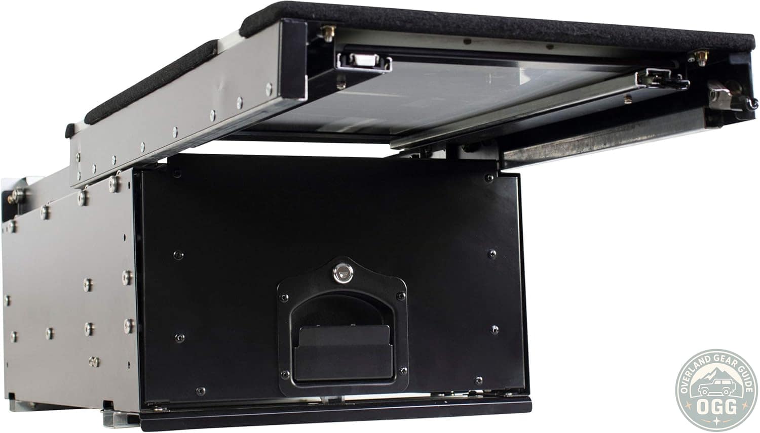 Overland Vehicle Systems Cargo Box With Slide Out Drawer & Working Station Overland Gear Guide