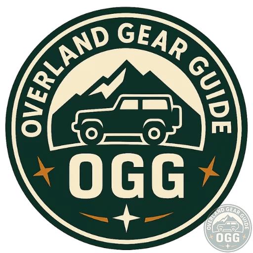 Logo for Overland Gear Guide, an off-roading and overlanding resource, with 'OGG' prominently displayed.